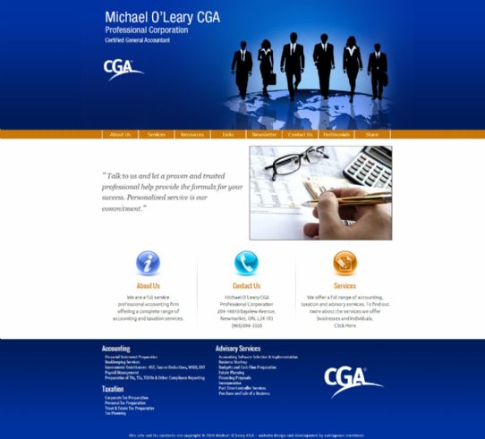 Michael O'Leary CGA - Newmarket Certified General Accountant